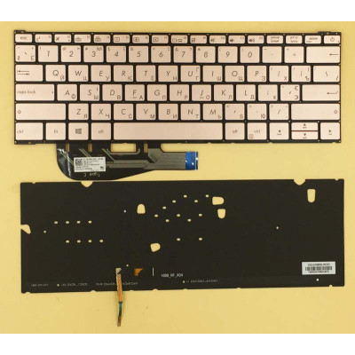 ASUS UX390 UX390UA gold backlit UA RU keyboard 0KN0-UW2UA12