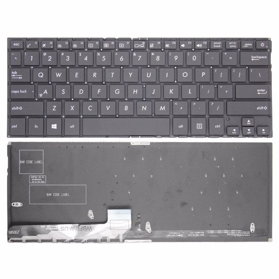 Asus UX430 UX430U UX430UA UX430UQ U4100U backlit US keyboard - main product image