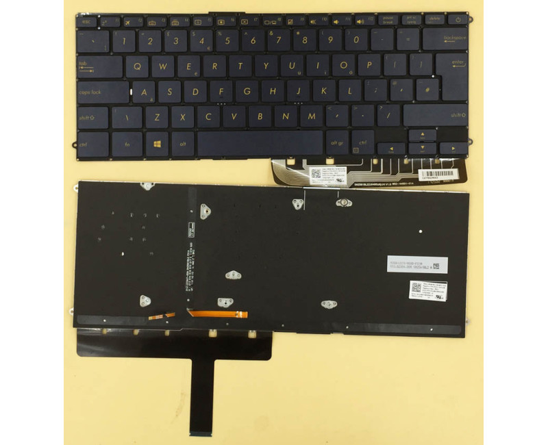 ASUS UX490UA UX490 blue backlit UK keyboard 0KNB0-D632UK00