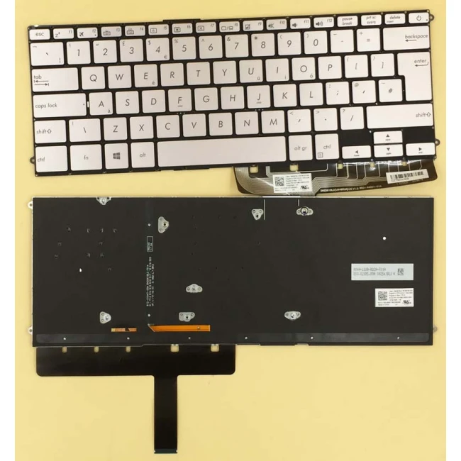 Asus UX490UA UX490 gray backlit UK keyboard 0KNB0-D633UK00 - main product image