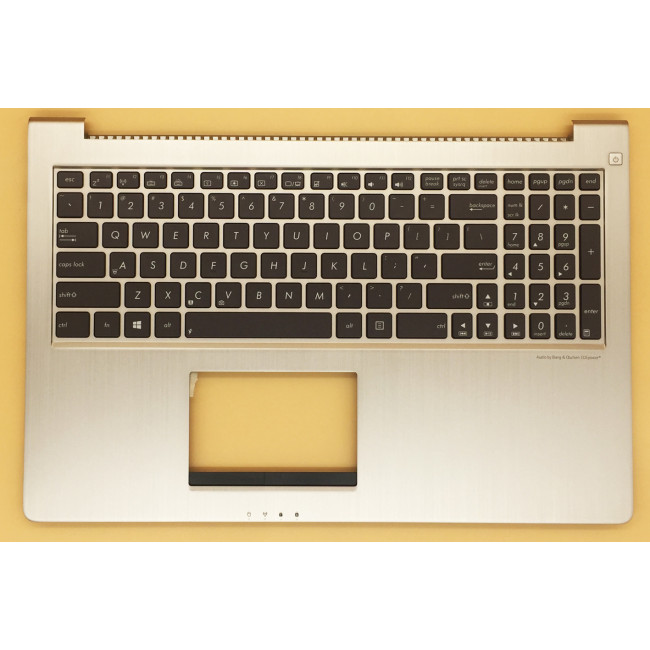 Asus UX51 UX51VZ silver gold backlit US keyboard palmrest 90R-NWO1K1080Y 90R-NWO1K2080Y - main product image