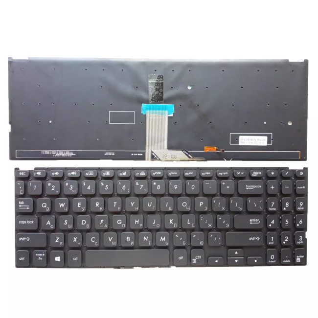 Asus Vivobook F512J F512JA X512J X512JA X512JP backlit Russian RU keyboard - main product image