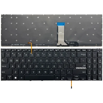 Asus Vivobook Pro15 K6602Z, K6502V, N7600, N7601Z, M7600Q, black backlit US keyboard