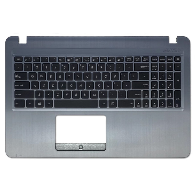 Asus Vivobook X540, R540, A540, VM592, VM520U, gray US keyboard palmrest - main product image