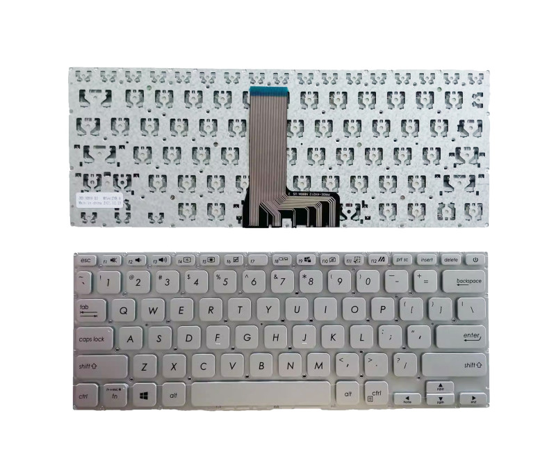 Asus X409J X409F P409J P409M R409J R409F A412FL R423 R424 silver US keyboard - additional view 