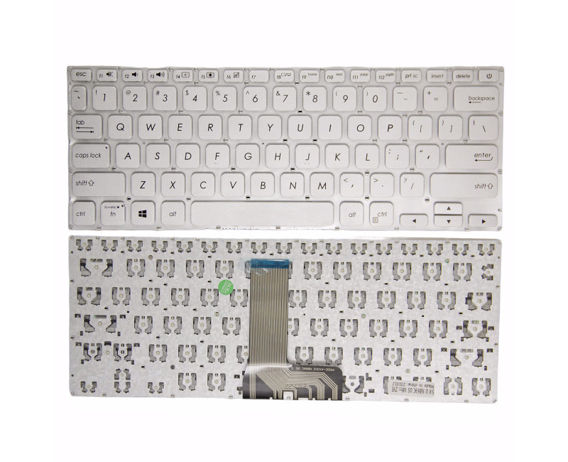Asus X412 A412 R424 R424F V4000V V4000F silver US keyboard OEM - additional view 