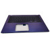 Asus X509, X509F, X509D, K509F, K509U, X509U, blue purple black US keyboard palmrest - additional view 2