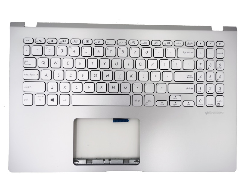 ASUS X509F X509D K509F K509U X509U silver US keyboard palmrest - additional view 