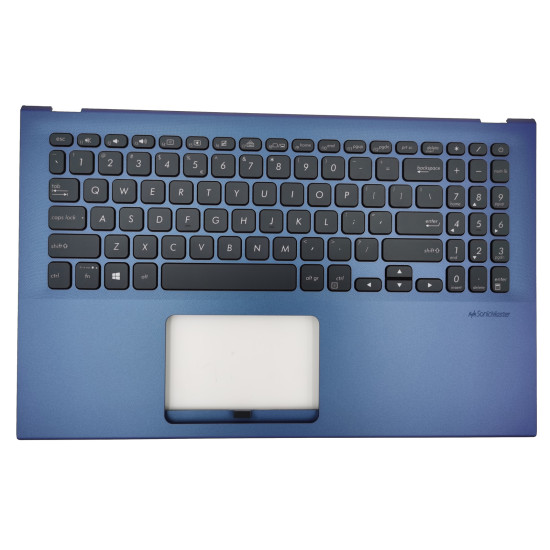 Asus X512 Y5100U M5050D V5000F V5000J blue purple backlit US keyboard palmrest - main product image