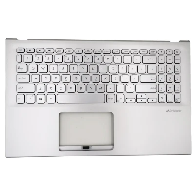 Asus X512 Y5100U M5050D V5000F V5000J silver backlit UI US keyboard palmrest