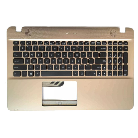 Asus X541 X541U X541S R541U R541 X541L gold US keyboard palmrest - main product image