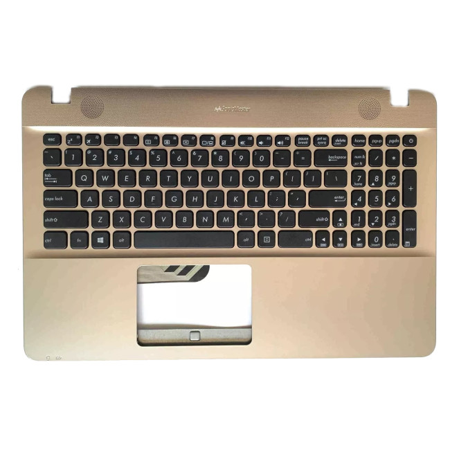 Asus X541 X541U X541S R541U R541 X541L gold US keyboard palmrest - main product image