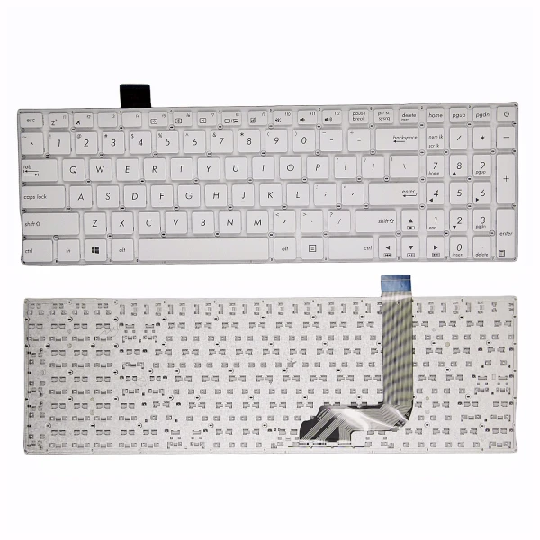 Asus X542 K542 A542 V587 FL8000 A580U F580U X580 white US keyboard original - main product image