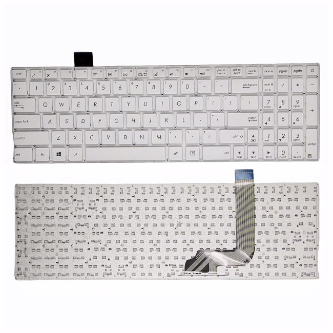 Asus X542 K542 A542 V587 FL8000 A580U F580U X580 white US keyboard original - main product image
