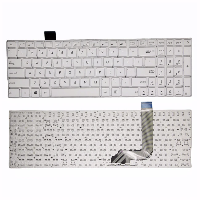 Asus X542 K542 A542 V587 FL8000 A580U F580U X580 white US keyboard original - main product image