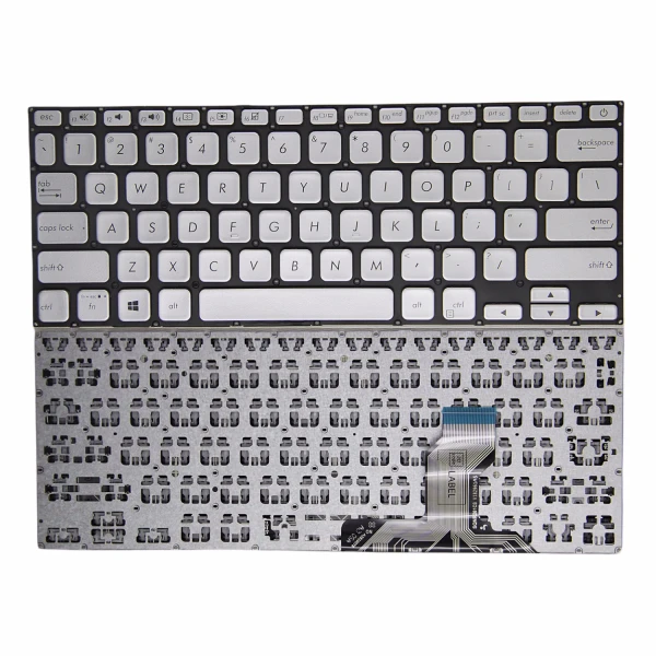 Asus Y406 VivoBook X420 A420 Y406UA Y406UF silver US keyboard - main product image