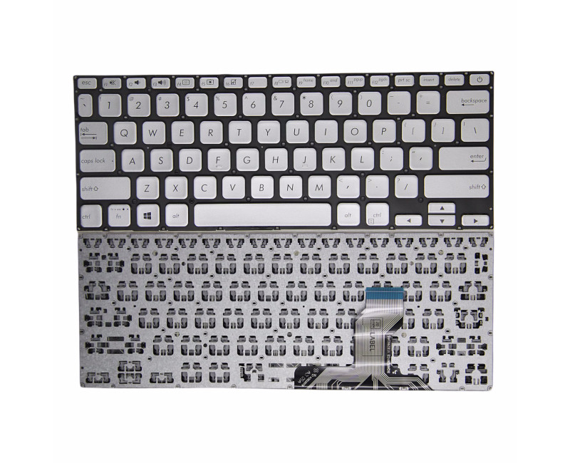Asus Y406 VivoBook X420 A420 Y406UA Y406UF silver US keyboard - additional view 