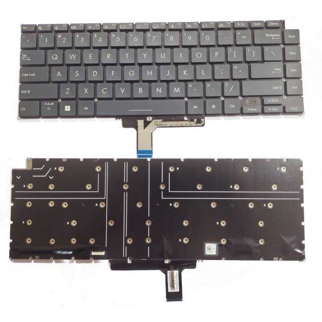 Asus ZENBOOK PRO 16X OLED UX7602, RGB backlit US keyboard - main product image