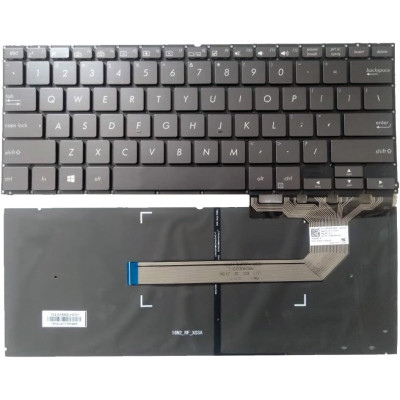 ASUS ZenBook Flip S U370 UX370UA UX370 Q325 Q325U UX370UAF UX370UAR backlit US keyboard black