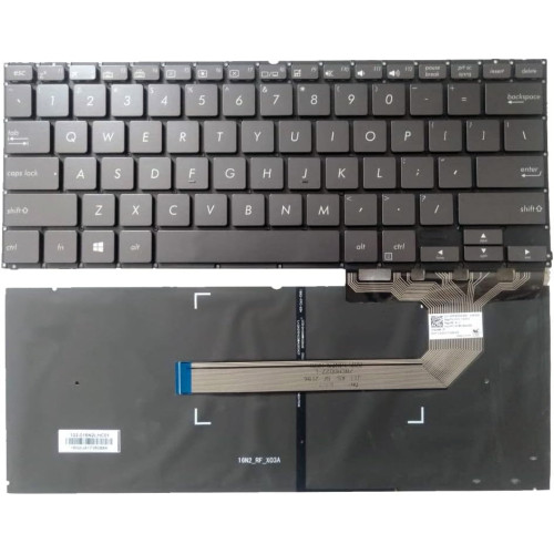 Asus ZenBook Flip S U370, UX370UA, UX370, Q325, Q325U, UX370UAF, UX370UAR, backlit US keyboard black - main product image