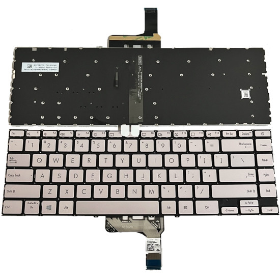 Asus Zenbook 14 UX425, UX425UA, UX425UAZ, UX425UG, purple backlit US keyboard - main product image