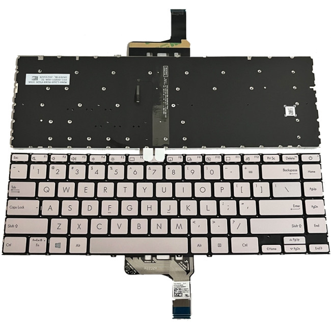 Asus Zenbook 14 UX425, UX425UA, UX425UAZ, UX425UG, purple backlit US keyboard - main product image