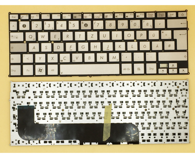 ASUS Zenbook UX21 UX21E silver German DE keyboard - additional view 