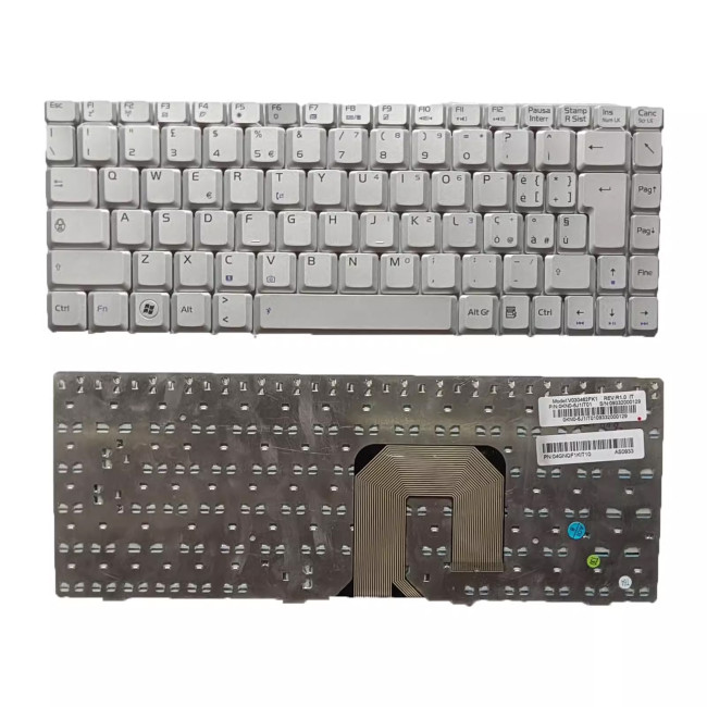 Asus f6 f6v F9 F9DC F9G F9D silver Italian IT keyboard - main product image