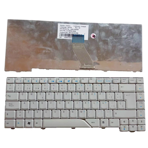 Acer 4710 4720 5710 5720 5720G 5730Z 5920 white Spanish SP keyboard - additional view 