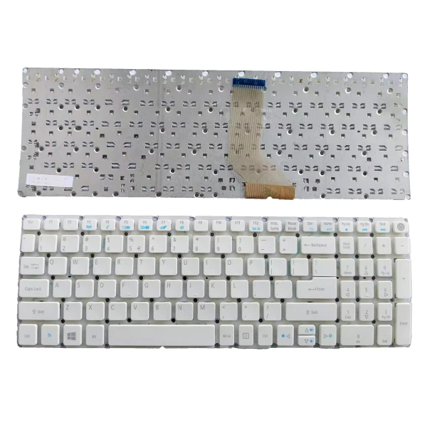 Acer A315-21 A315-51 A515-51 A517-51G V3-575G white US keyboard - main product image