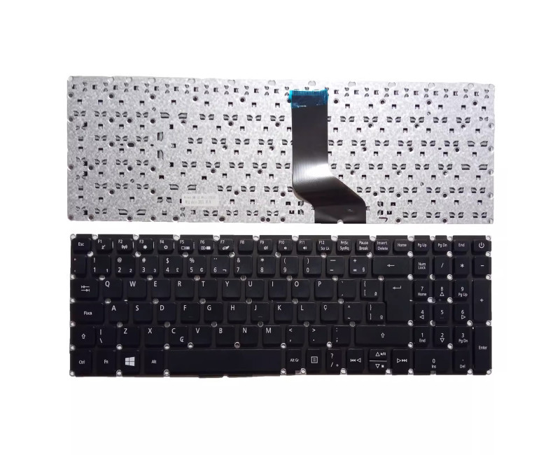Acer A515-51 E5-573 E5-532 V3-574 V5-591 ES1-532 Brazilian BR keyboard - additional view 