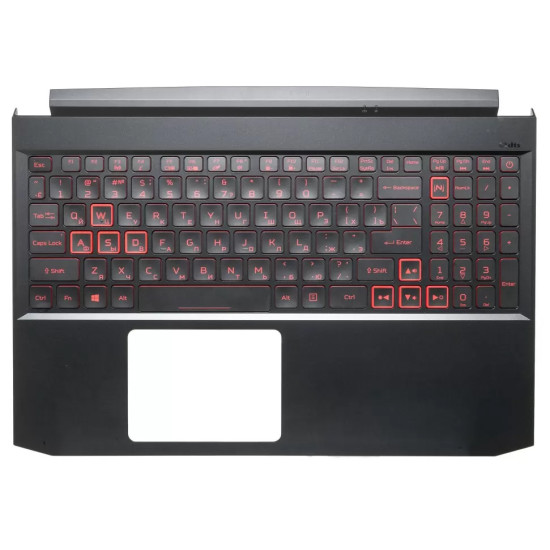 Acer AN515-45 AN515-56 AN515-57 red backlit Russian RU keyboard palmrest - main product image