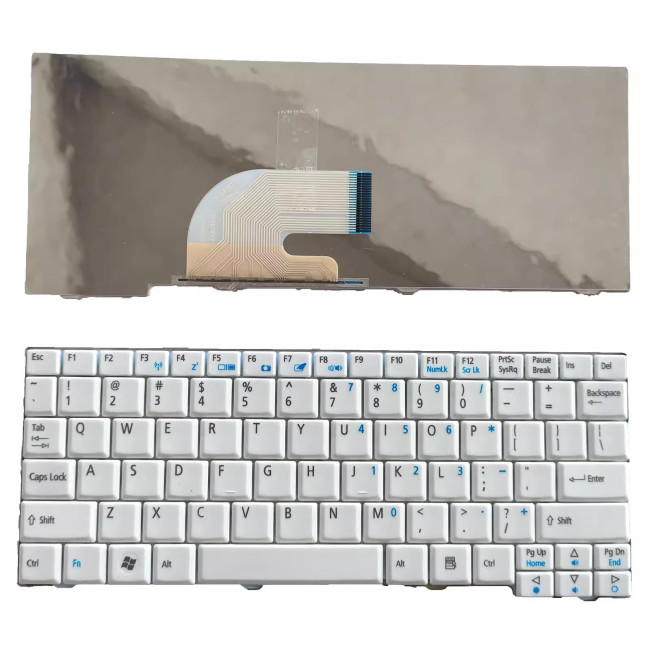 Acer ASPIRE 531F 531H D150 D250 P531 ZG5 KAV60 white US keyboard - main product image