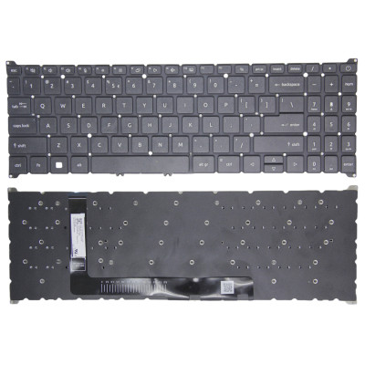 Acer Aspire 3 A315-24P, A315-24PT, A315-59, A315-59G, A315-510P, black US keyboard
