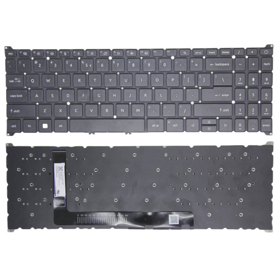 Acer Aspire 3 A315-24P, A315-24PT, A315-59, A315-59G, A315-510P, black US keyboard - main product image