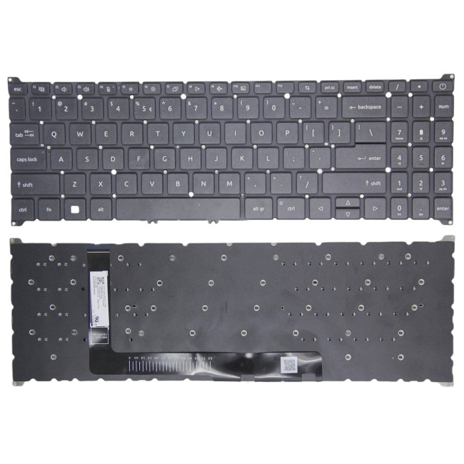 Acer Aspire 3 A315-24P, A315-24PT, A315-59, A315-59G, A315-510P, black US keyboard - main product image