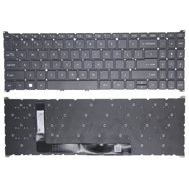 Acer Aspire 3 A315-24P, A315-24PT, A315-59, A315-59G, A315-510P, black US keyboard - main product image