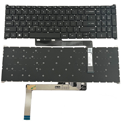 Acer Aspire 5 A517-53, A517-53G-799E, A517-53G, A517-58M, A517-58GM, black US keyboard