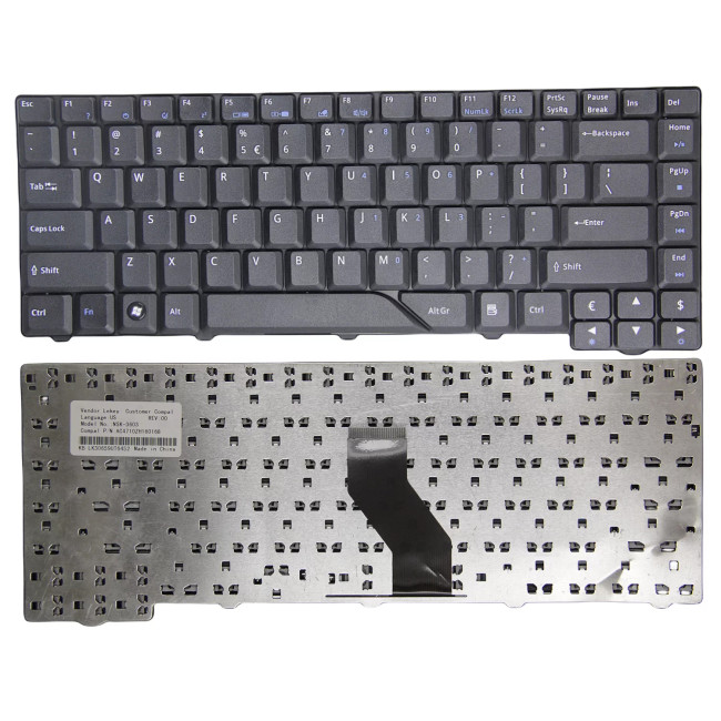 Acer Aspire 4710, 4720, 4520zg, 4920, 4715Z, 4310, 4320, keyboard black - main product image