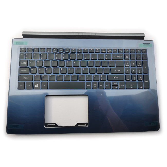 Acer Aspire 5 A515-41, blue backlit US keyboard palmrest - main product image