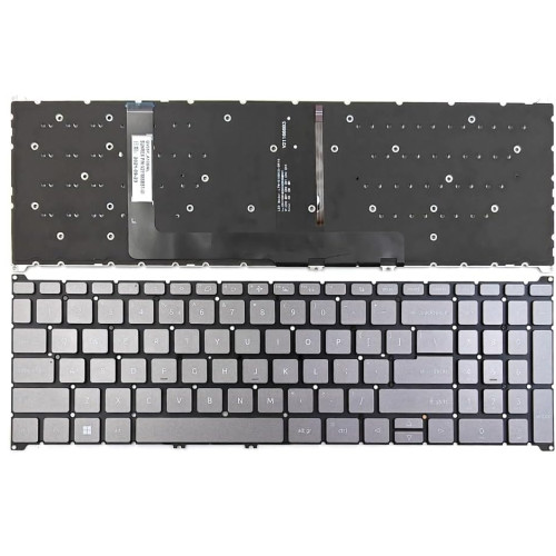 Acer Aspire 5 A517-53, A517-53G-799E, A517-53G, A517-58M, A517-58GM, gray backlit US keyboard - main product image