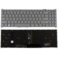 Acer Aspire Go 15 AG15-31P, AG15-41P, AG15-41PT, AG15-42P, gray backlit US keyboard