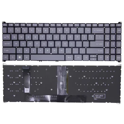 Acer Aspire Go 15 AG15-32P, AG15-32PT gray backlit US keyboard