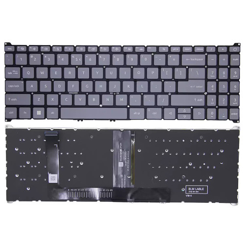 Acer Aspire Go 15 AG15-32P, AG15-32PT gray backlit US keyboard