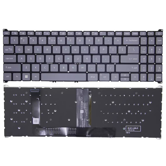 Acer Aspire Go 15 AG15-32P, AG15-32PT gray backlit US keyboard - main product image
