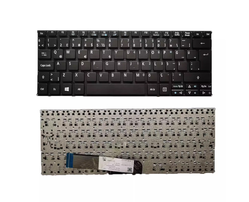 Acer Aspire Switch SW5-014P SW5-015 SW5-017 SW1-011 Turkish TR keyboard - additional view 