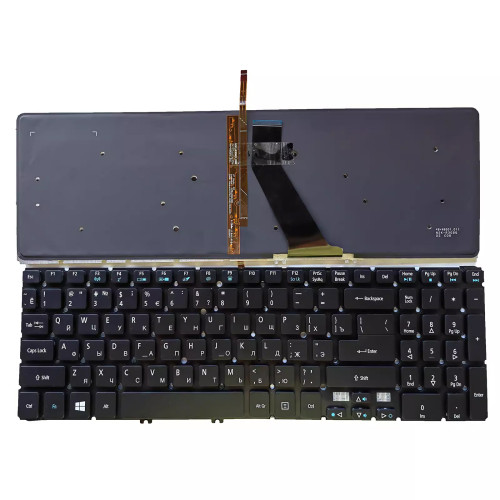 Acer Aspire V5-531 V5-551 V5-571 VN7-571G VN7-591G backlit Russian RU keyboard - main product image