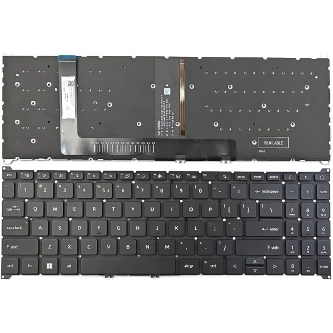 Acer Nitro ANV15-A31 ANV15-41 AV15-53P black backlit US keyboard - main product image