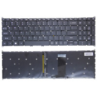 Acer Aspire 7 A715-42, A715-42G, A715-74, A715-74G, A715-75, A715-75G, black backlit US keyboard