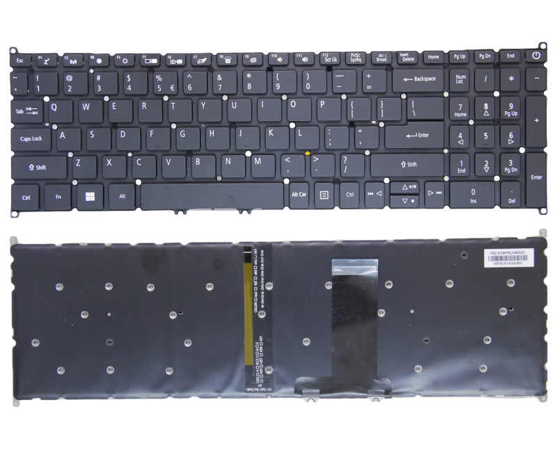 Acer Aspire 7 A715-42 A715-42G / A715-74 A715-74G / A715-75 A715-75G black backlit US keyboard
